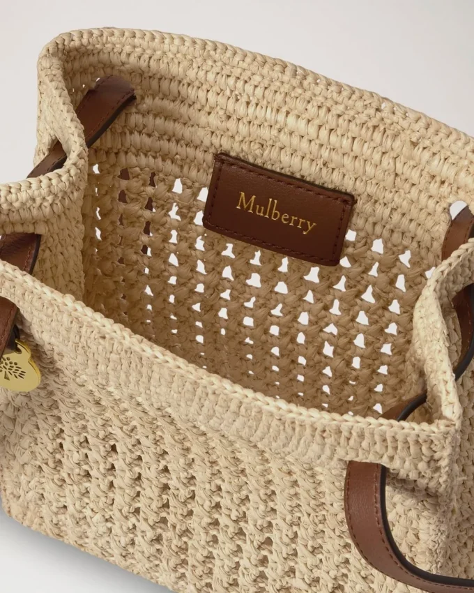Virkad crossbody-väska Naturlig virkad raffia Sommarutgåva Virkad crossbody-väska Naturlig virkad raffia Sommarutgåva