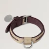 XS läderhalsband Dune & Oxblood Small Classic Grain XS läderhalsband Dune & Oxblood Small Classic Grain